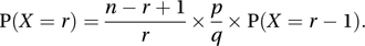 binomial distribution