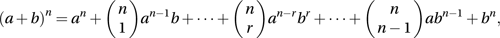 binomial theorem