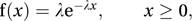 exponential distribution