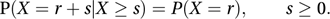 geometric distribution