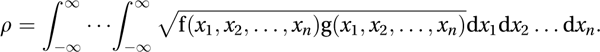 Hellinger distance