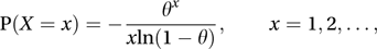 logarithmic distribution