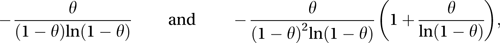 logarithmic distribution