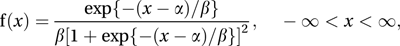 logistic distribution