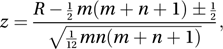 Mann–Whitney test