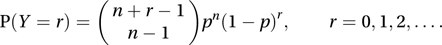 negative binomial distribution