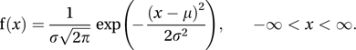 normal distribution