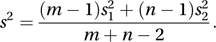 pooled estimate of common mean