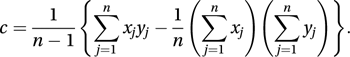 sample covariance