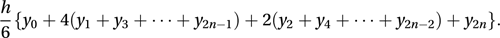 Simpson’s rule