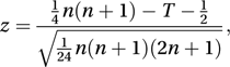 Wilcoxon signed-rank tests