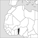 locator map of Benin, Republic of