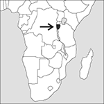 locator map of Burundi