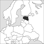 locator map of Estonia