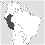 locator map of Peru