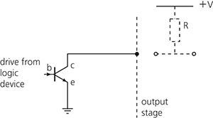 open-collector device